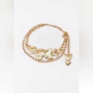 Zara Chain Heart Belt